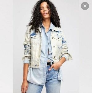 Free People Rumors Denim Jacket